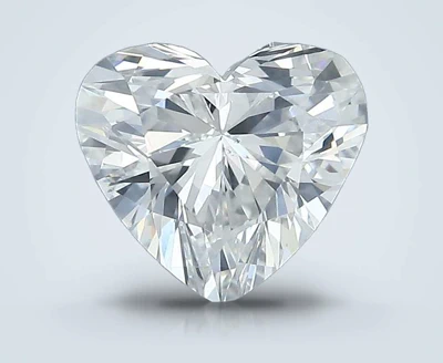 0.64ct H SI1 Rare Carat Ideal Cut Heart Diamond