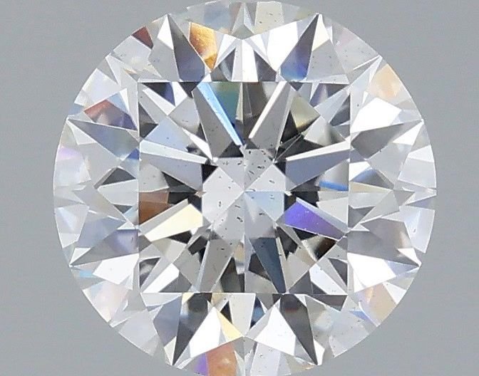 2.07ct E SI1 Rare Carat Ideal Cut Round Lab Grown Diamond