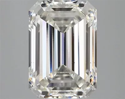 2.98ct H VS2 Rare Carat Ideal Cut Emerald Lab Grown Diamond