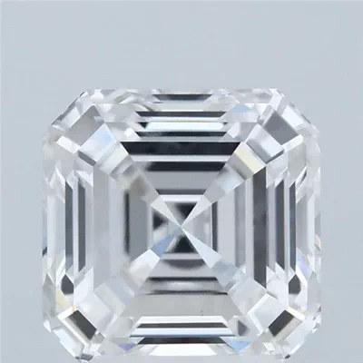 3.01ct D VS1 Rare Carat Ideal Cut Asscher Lab Grown Diamond