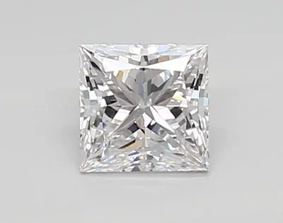 0.53ct D VVS1 Rare Carat Ideal Cut Princess Lab Grown Diamond