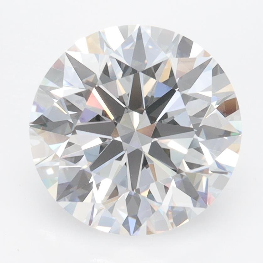 3.07ct D VVS2 Rare Carat Ideal Cut Round Lab Grown Diamond