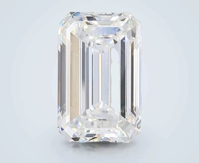 15.73ct F VVS2 Rare Carat Ideal Cut Emerald Lab Grown Diamond