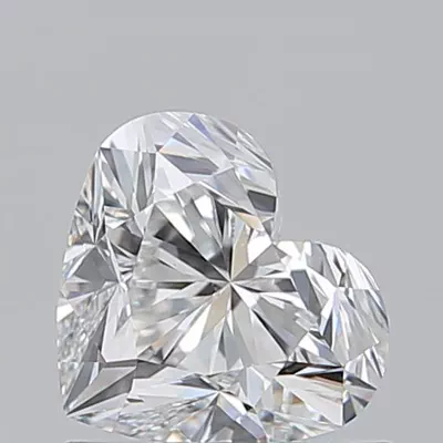 1.01ct E VS2 Rare Carat Ideal Cut Heart Diamond