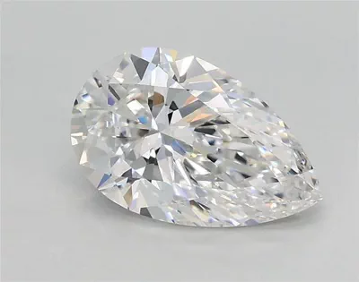 0.98ct E IF Rare Carat Ideal Cut Pear Lab Grown Diamond