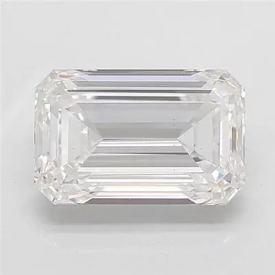 6.02ct E VS2 Rare Carat Ideal Cut Emerald Lab Grown Diamond