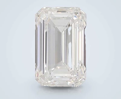 6.02ct E VS2 Rare Carat Ideal Cut Emerald Lab Grown Diamond