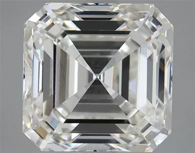 3.67ct G VS1 Rare Carat Ideal Cut Asscher Lab Grown Diamond