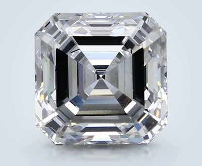 5.05ct F VS2 Very Good Cut Asscher Lab Grown Diamond