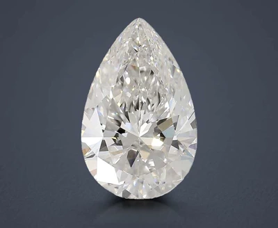 4.20ct F VVS2 Rare Carat Ideal Cut Pear Lab Grown Diamond
