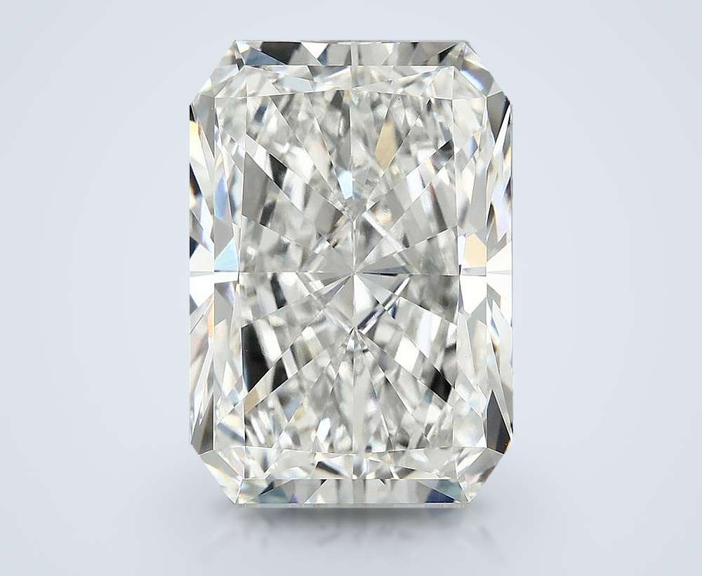 15.61ct F VVS2 Rare Carat Ideal Cut Radiant Lab Grown Diamond