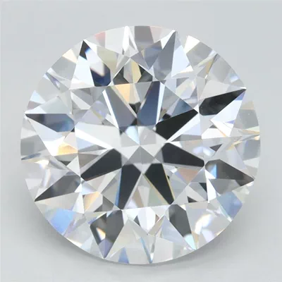 4.11ct D FL Rare Carat Ideal Cut Round Lab Grown Diamond