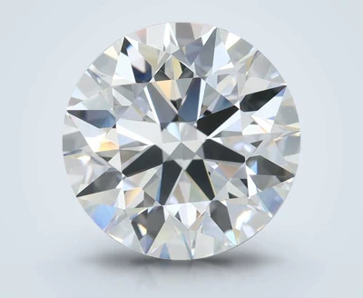 4.11ct D FL Rare Carat Ideal Cut Round Lab Grown Diamond