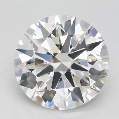 1.61ct D FL Rare Carat Ideal Cut Round Lab Grown Diamond