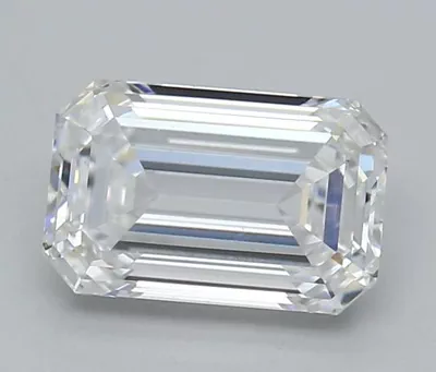 2.08ct D VS1 Rare Carat Ideal Cut Emerald Lab Grown Diamond