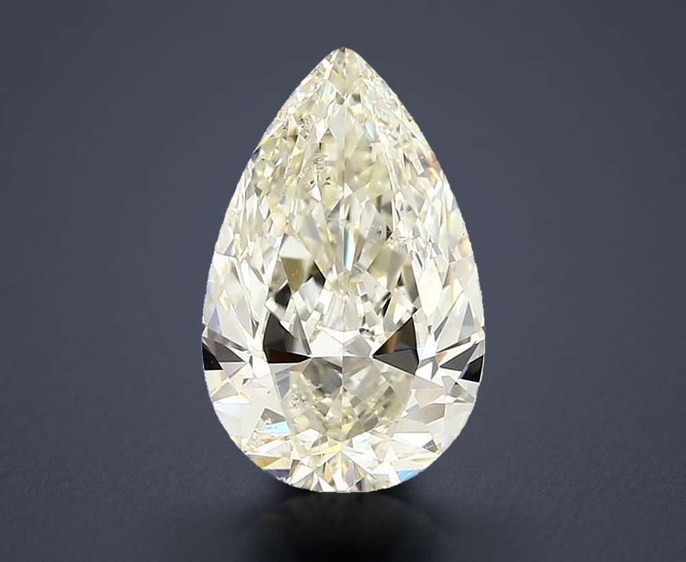 2.07ct K SI2 Excellent Cut Pear Diamond