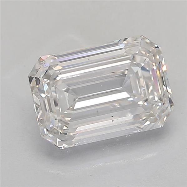 5.52ct F VS1 Rare Carat Ideal Cut Emerald Lab Grown Diamond