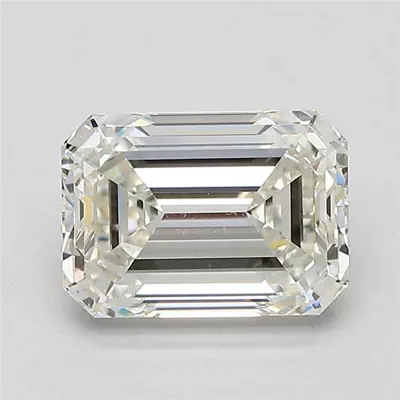 2.01ct J VS2 Rare Carat Ideal Cut Emerald Diamond
