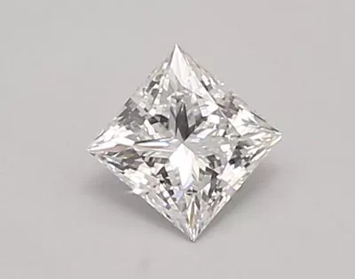 0.56ct D VVS2 Rare Carat Ideal Cut Princess Lab Grown Diamond