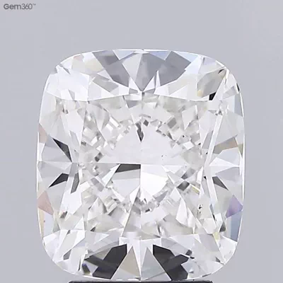5.12ct G VS2 Rare Carat Ideal Cut Asscher Lab Grown Diamond
