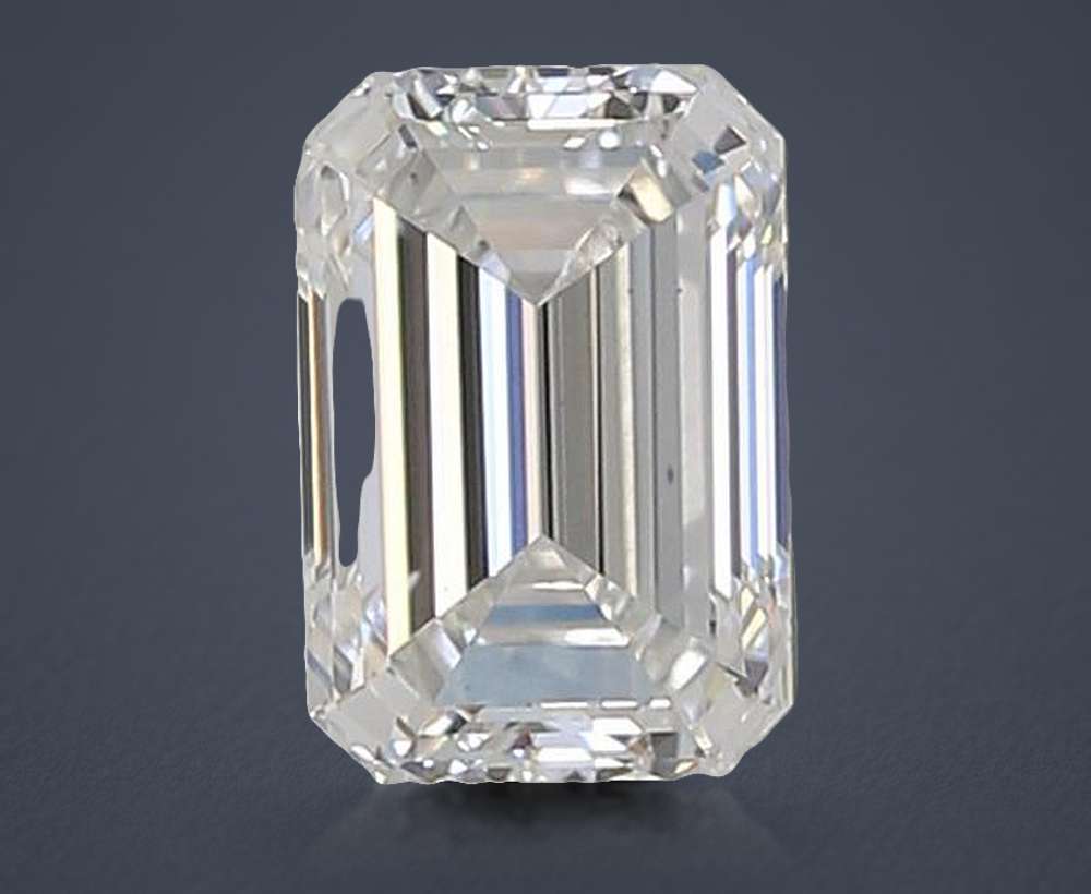1.33ct E VS1 Rare Carat Ideal Cut Emerald Lab Grown Diamond
