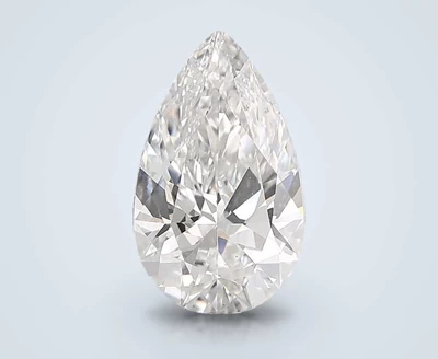 3.00ct F VS2 Rare Carat Ideal Cut Pear Lab Grown Diamond