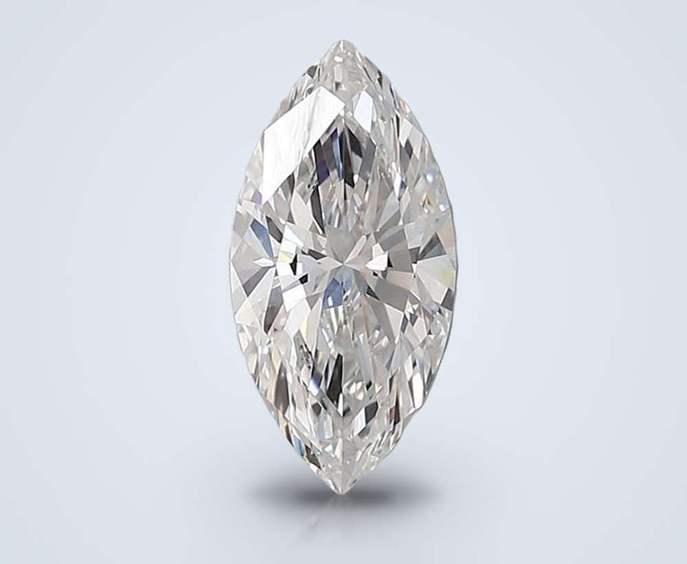 1.52ct E VVS2 Rare Carat Ideal Cut Marquise Lab Grown Diamond