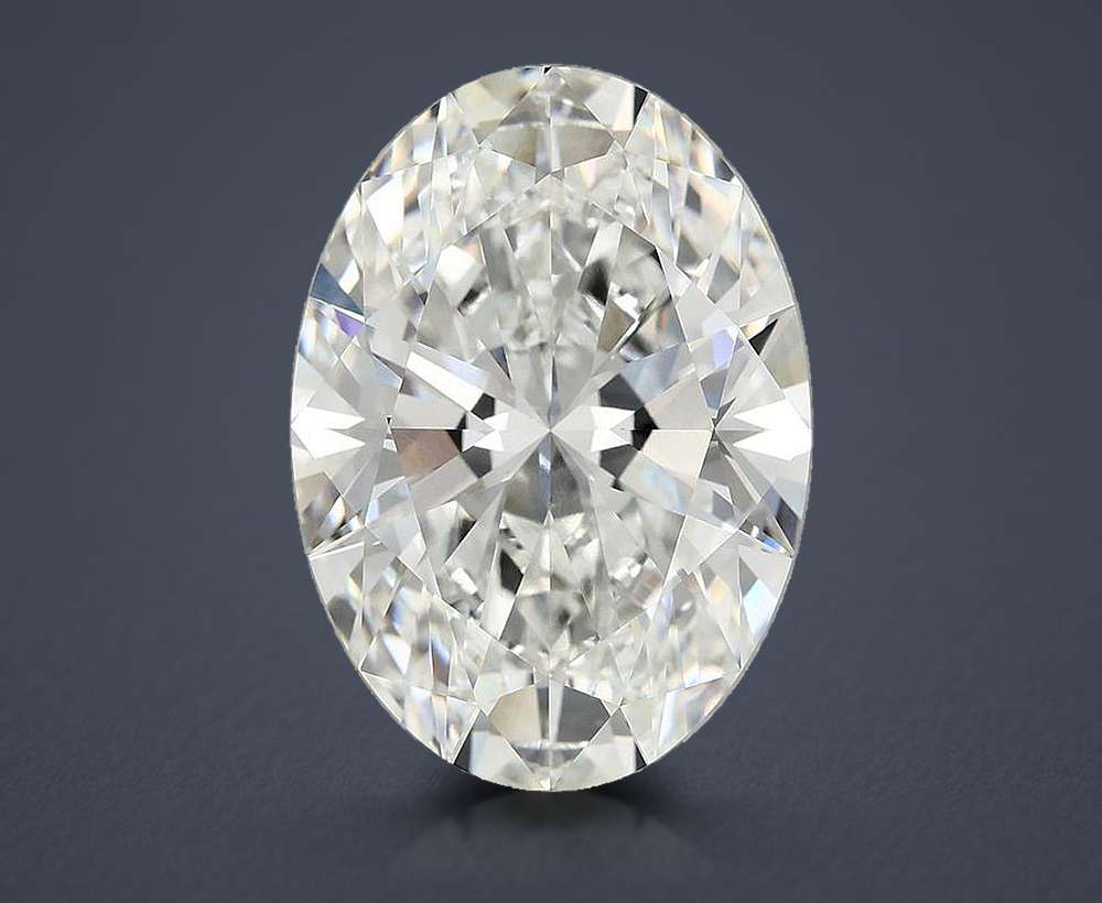 10.20ct F VVS2 Rare Carat Ideal Cut Oval Lab Grown Diamond