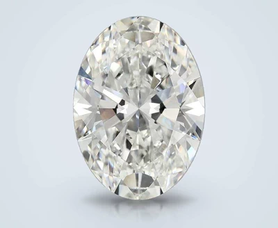 10.20ct F VVS2 Rare Carat Ideal Cut Oval Lab Grown Diamond