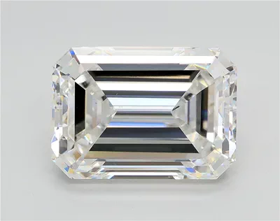 10.03ct F VS1 Rare Carat Ideal Cut Emerald Lab Grown Diamond