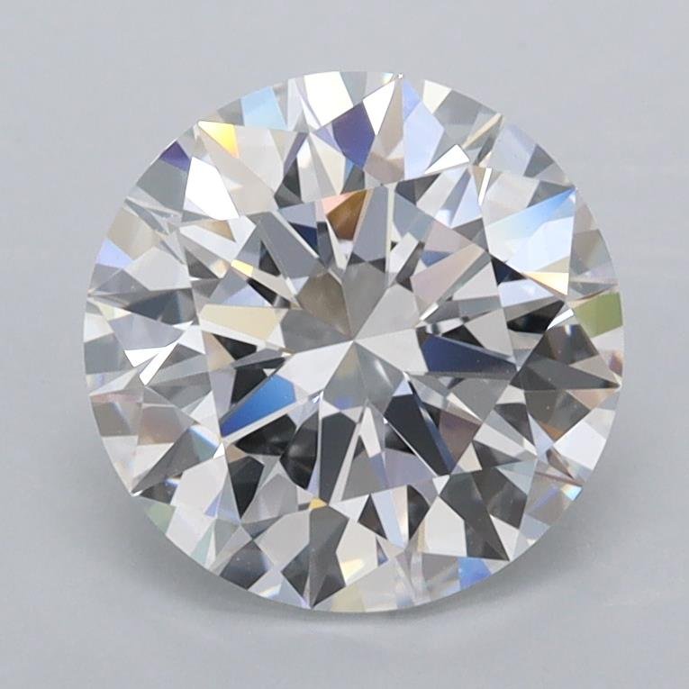 1.98ct D FL Rare Carat Ideal Cut Round Lab Grown Diamond