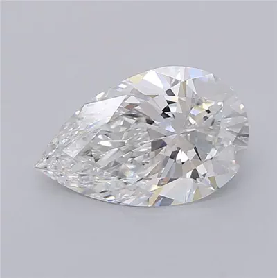 2.55ct E VVS2 Rare Carat Ideal Cut Pear Lab Grown Diamond