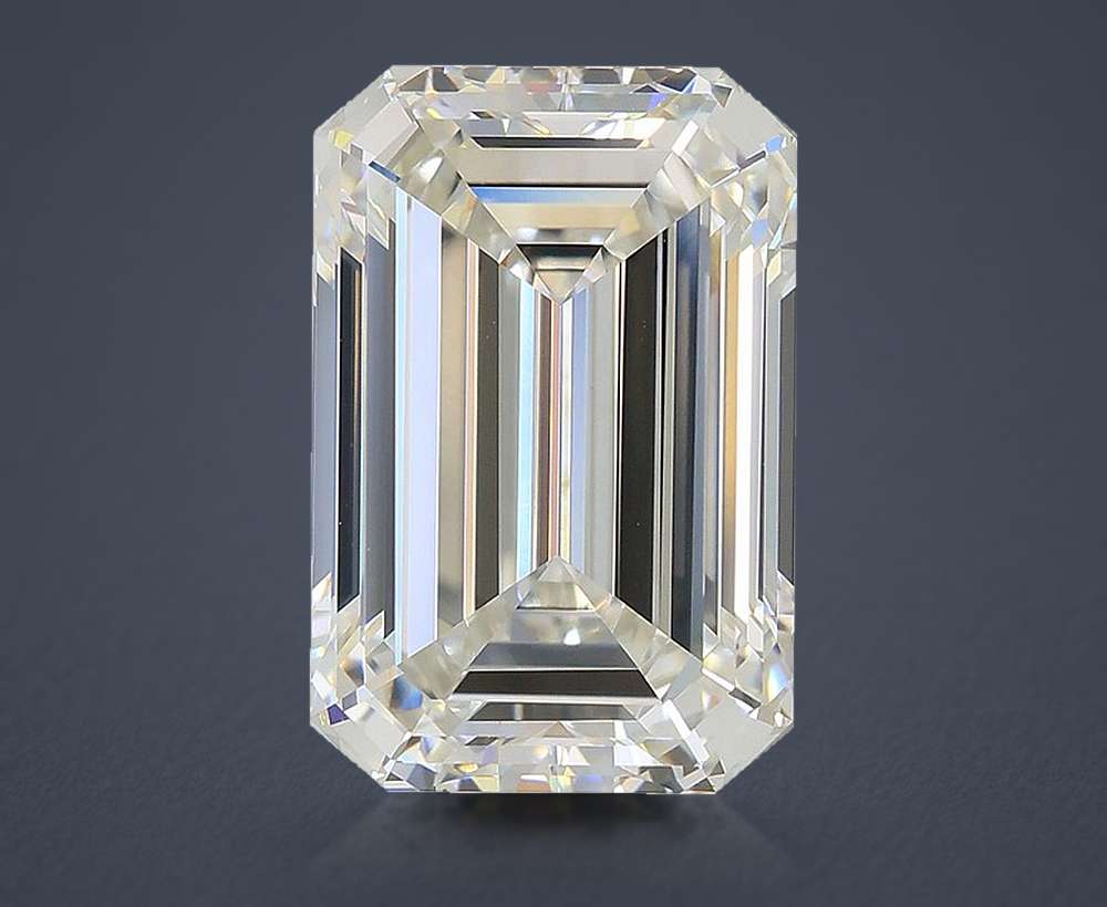 7.05ct H VVS2 Rare Carat Ideal Cut Emerald Lab Grown Diamond