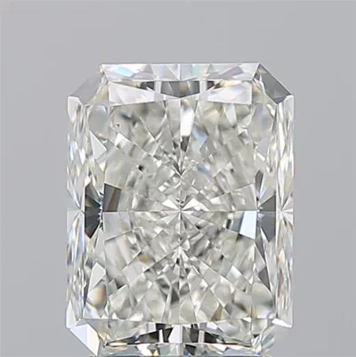 3.23ct I SI1 Rare Carat Ideal Cut Radiant Diamond