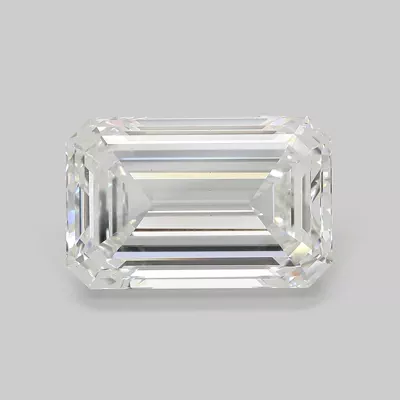 9.53ct F VS1 Rare Carat Ideal Cut Emerald Lab Grown Diamond
