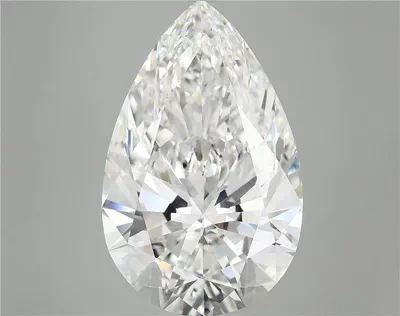 11.08ct F VVS2 Rare Carat Ideal Cut Pear Lab Grown Diamond