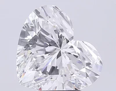 4.52ct F VVS2 Rare Carat Ideal Cut Heart Lab Grown Diamond