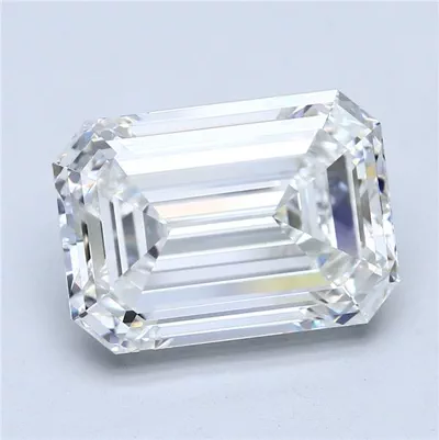 10.02ct G VS1 Rare Carat Ideal Cut Emerald Diamond