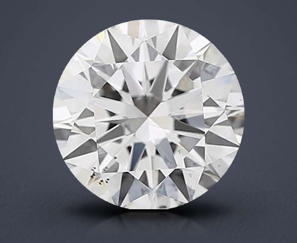 2.52ct F SI1 Excellent Cut Round Lab Grown Diamond