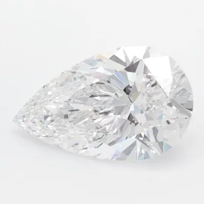 1.38ct D VVS1 Rare Carat Ideal Cut Pear Lab Grown Diamond