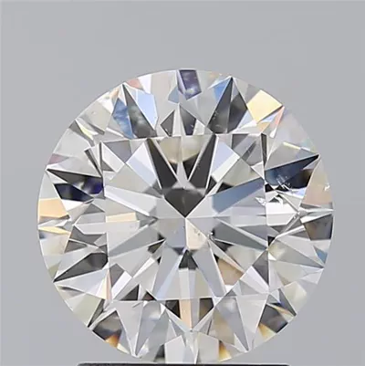 2.12ct G SI2 Rare Carat Ideal Cut Round Diamond