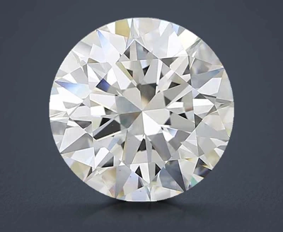 5.02ct I SI1 Rare Carat Ideal Cut Round Diamond