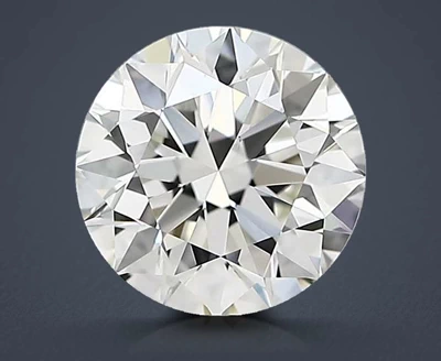 3.01ct J VS2 Rare Carat Ideal Cut Round Diamond