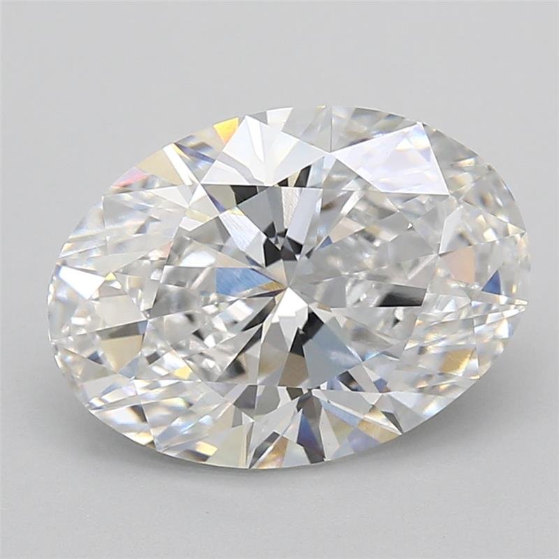 5.03ct D VVS2 Rare Carat Ideal Cut Oval Lab Grown Diamond