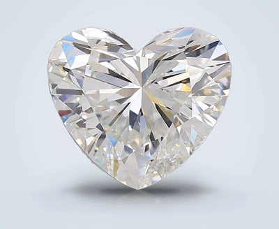 7.07ct E VVS2 Rare Carat Ideal Cut Heart Lab Grown Diamond