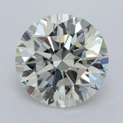3.01ct F VVS2 Excellent Cut Round Lab Grown Diamond