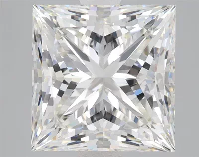 5.04ct G VS2 Rare Carat Ideal Cut Princess Lab Grown Diamond