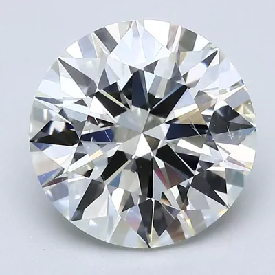 3.51ct K SI2 Excellent Cut Round Diamond