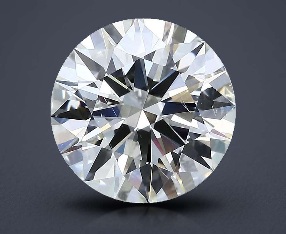 3.51ct K SI2 Excellent Cut Round Diamond