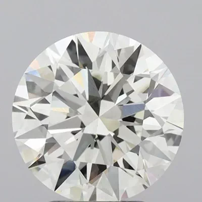 3.31ct I VS1 Rare Carat Ideal Cut Round Lab Grown Diamond